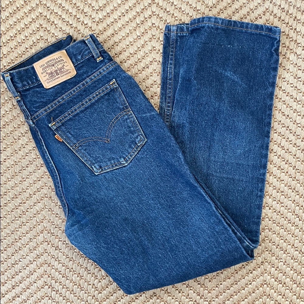 Levi's - Orange Tab Vintage Y2K Straight Denim Jeans - Blue - 33x32